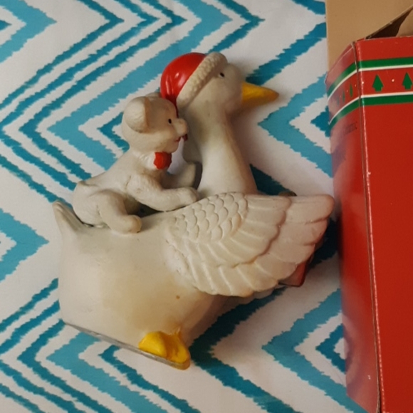 Christmas Goose BIRD DUCK Seasonal Christmas seasonal home decor - Picture 5 of 6